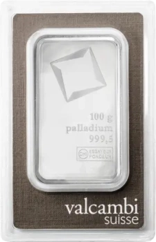 Sztaba palladu 100 g LBMA